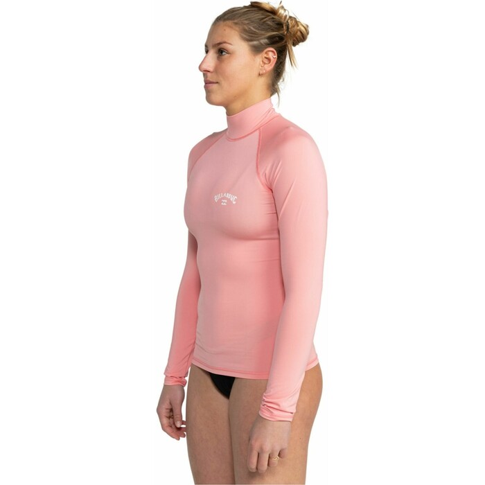 2024 Billabong Frauen Tropic Surf UV50 Long Sleeve Lycra Weste EBJWR03014 - Flamingo